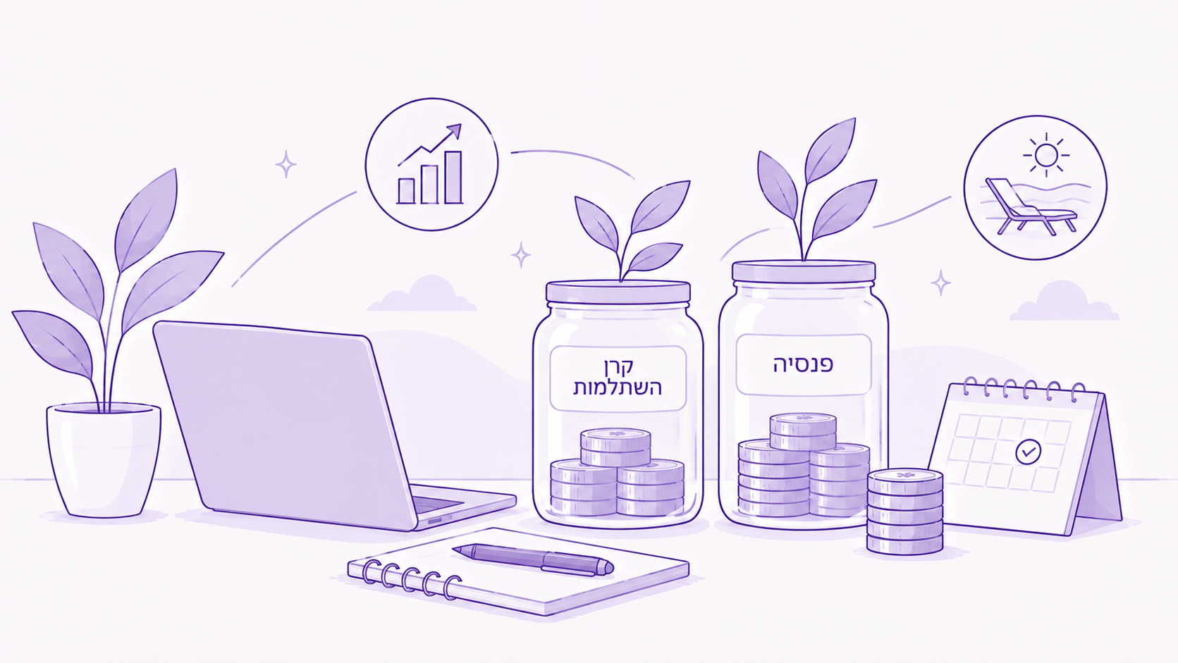 פנסיה וקרן השתלמות לעצמאים 2026 - תקרות והטבות מס